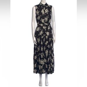 Kate Spade New York Black and White Print Midi Shirtdress Dress